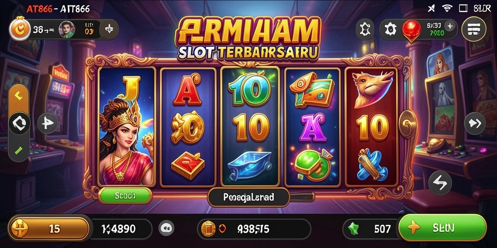 Tampilan menarik dari gameplay Slot AT866 yang mengasyikkan.