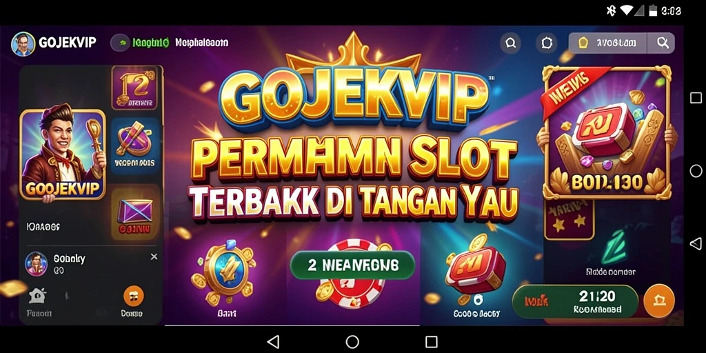 Screenshot gameplay Slot GOJEKVIP dengan desain menarik.