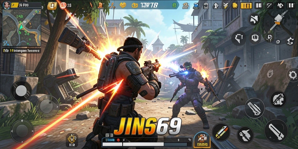 Gamer bertarung dalam aksi seru di JIN69 dengan grafis menawan.