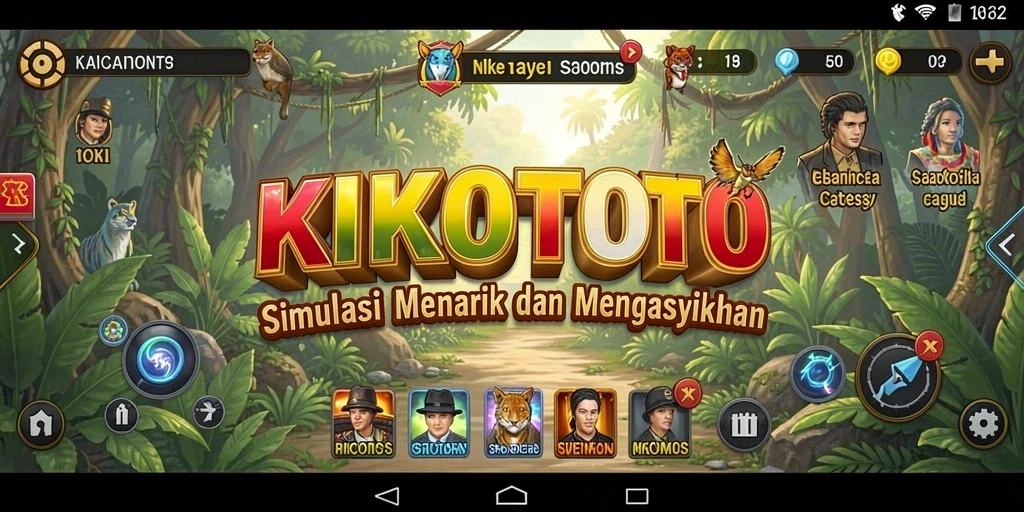 Gameplay menarik KIKOTOTO dengan berbagai fitur simulasi.