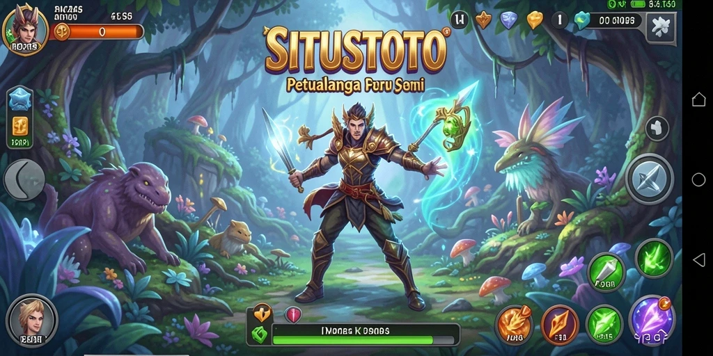 Tangkapan layar menampilkan aksi seru dalam game petualangan SITUSTOTO.