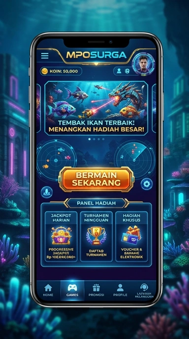 Mposurga di perangkat Android, memperlihatkan kemudahan akses ke aplikasi.